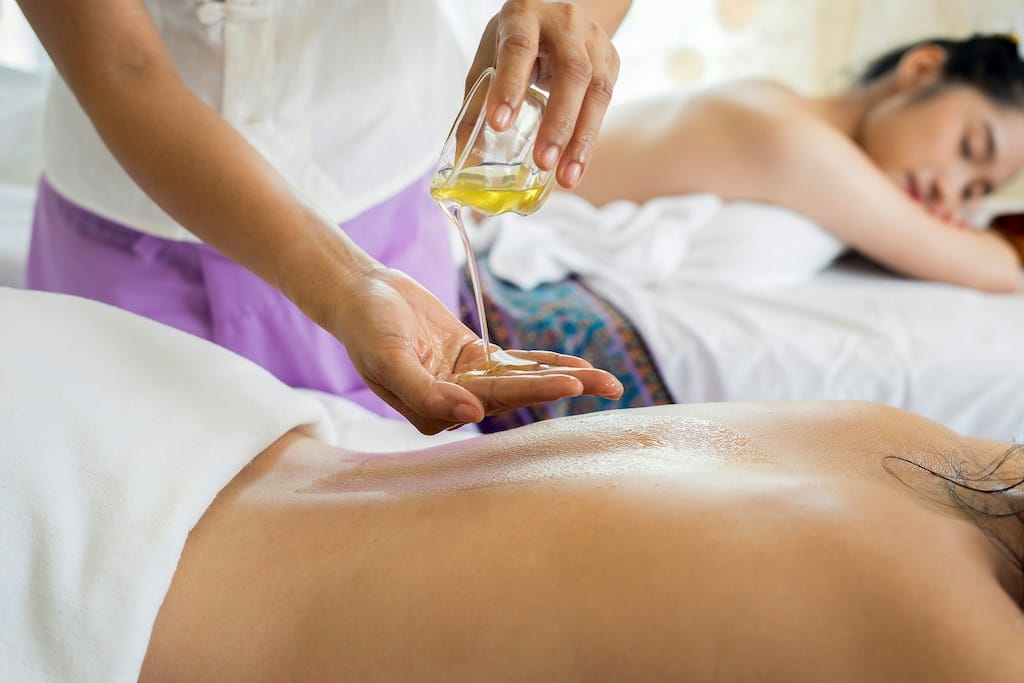 Massage at spa in Bali